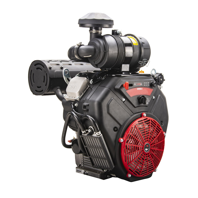 Luftgekühlter V-Zweizylinder-Benzinmotor mit 999 cm³ und 35 PS und CE EPA EURO-V
