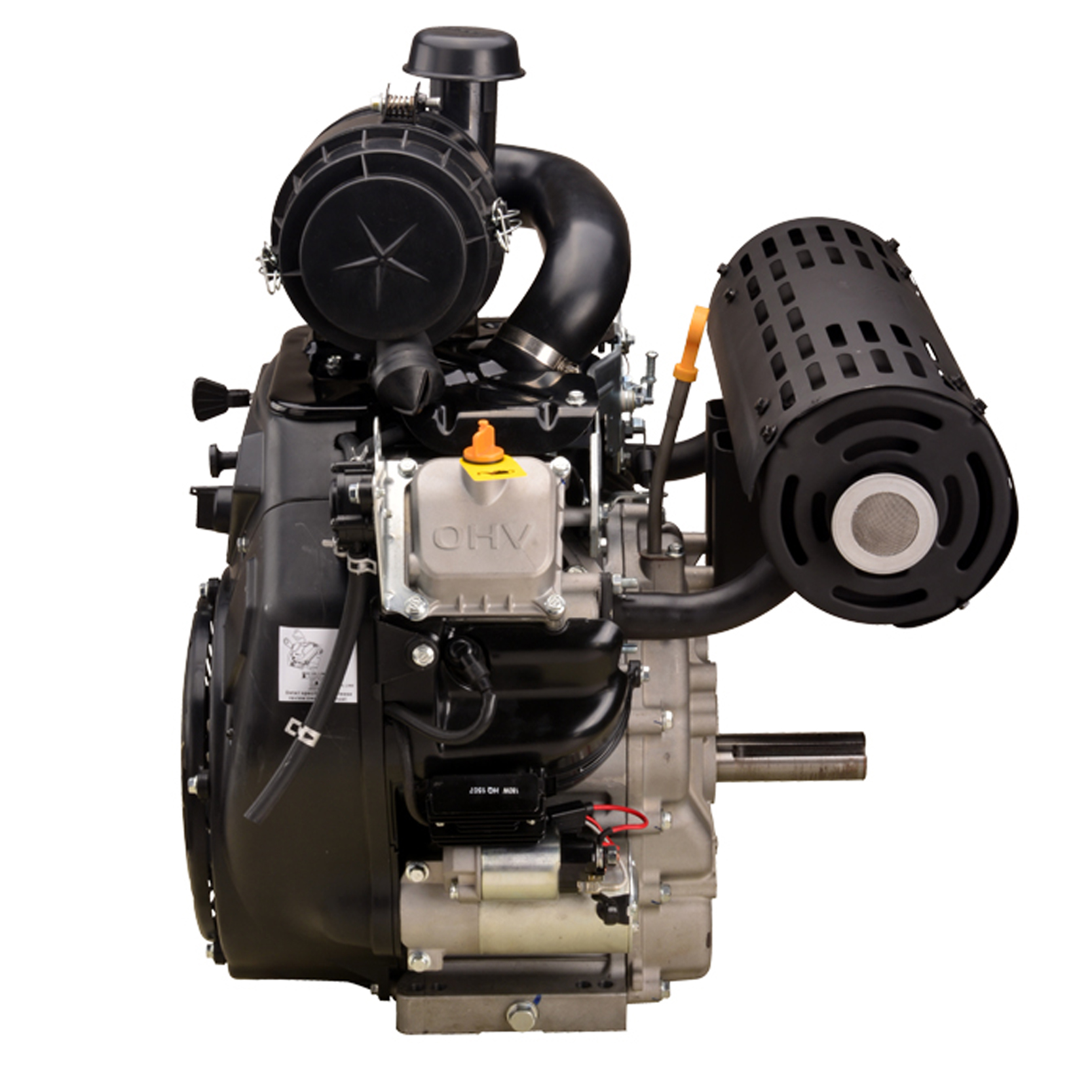 999 CC 35 PS V-Twin-Benzinmotor mit horizontaler Welle für Generator, Hochdruckreiniger, Getreideschnecke, Boot mit EPA EURO-V