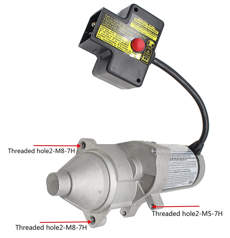  Elektrostarter JQ170-4 für LCT 414 cc Honda GX390 Schneefräse Motor